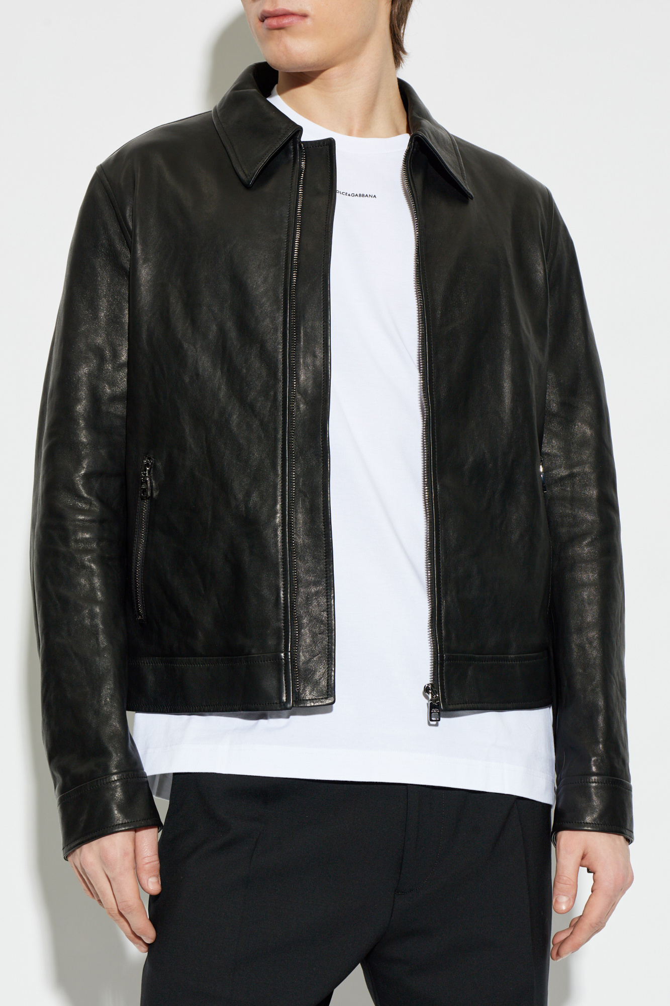 Dolce & Gabbana Leather jacket | Men's | Vitkac